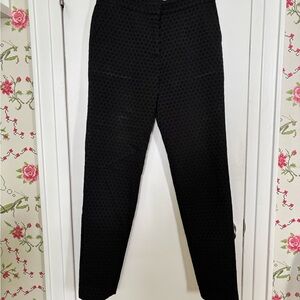 Marimekko Black Patterned Women’s Dress Pants